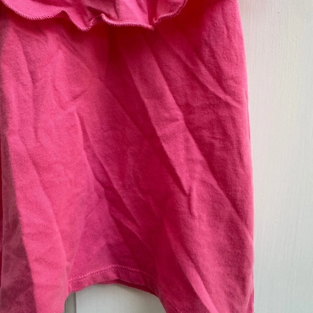 NWOT The Children's Place 2T Girls Pink Ruffle Short Sleeve Blouse Top